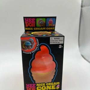 Needoh Nice Cream Cone - Orange and Yellow